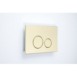 Кнопка для инсталляции, нержавеющая сталь, ультраплоская, Gold, GEBERIT, 300-серия