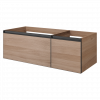 QUATRO 2 120см (80+40) тумба WILLOW профиль ANTHRACITE