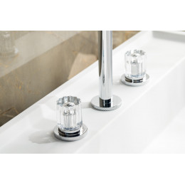 Смеситель на столешницу ELEGANTE на 3 отв. CHROME