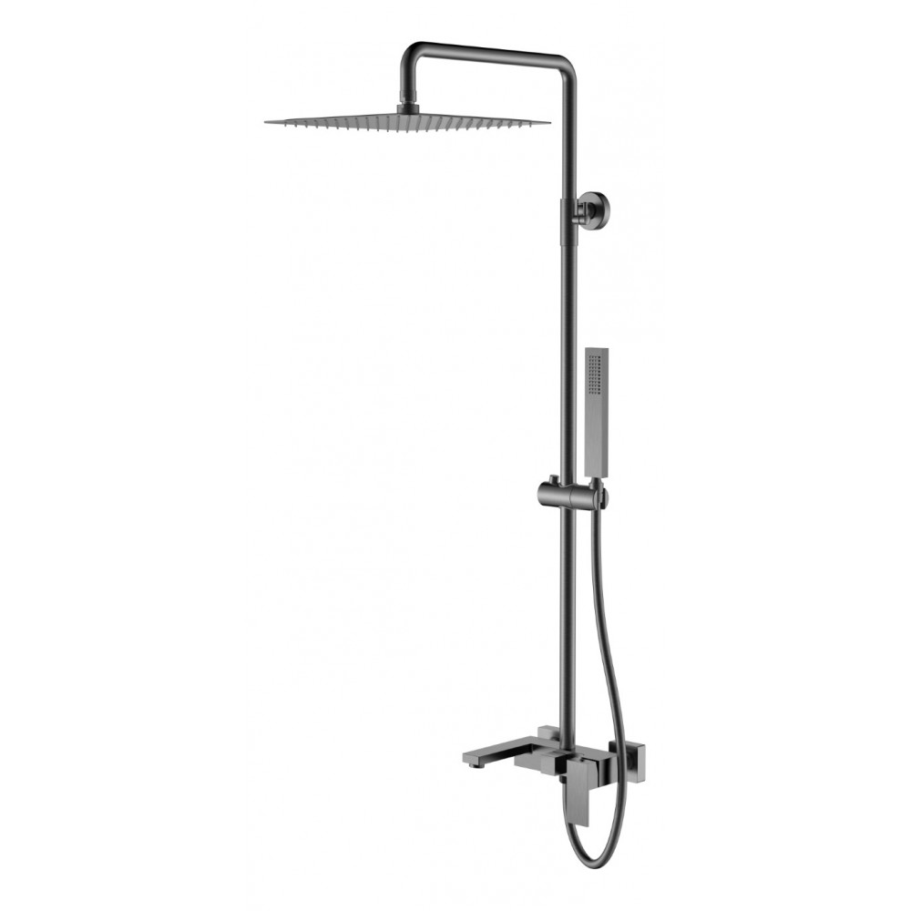 Стойка для душа Qubic Matt Gun Metal