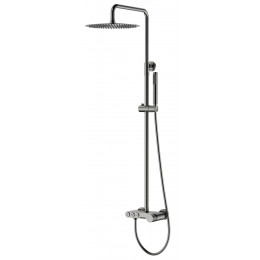 Стойка для душа STICK Shine Gun Metal с ручкой TOUCH