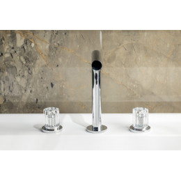 Смеситель на столешницу ELEGANTE на 3 отв. CHROME