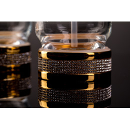 Настольный диспенсер ROYALE CRISTAL BLACK BR