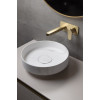 Раковина накладная Corian 400*130 Calacatta