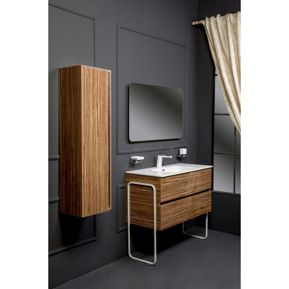 Тумба без раковины Vallessi 80*46cm ZEBRANO 2 полки