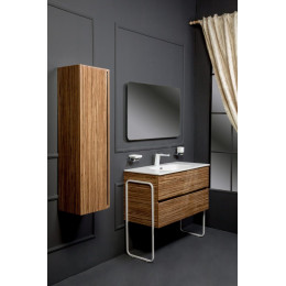 Тумба без раковины Vallessi 80*46cm ZEBRANO 2 полки
