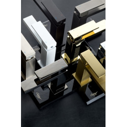 Cмеситель для умывальника Qubic Bronze