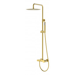 Стойка для душа STICK Matt Gold c ручкой DIAMOND