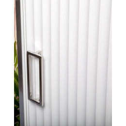 Пенал MONACO белый глянец + хром без ножек