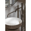 Раковина накладная рифленая Corian 400*130 DELMAR