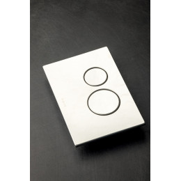 Кнопка для инсталляции, нержавеющая сталь, ультраплоская, Shine Gun Metall, GEBERIT, 300-серия