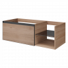 QUATRO 6 120см (80+40) тумба WILLOW профиль ANTHRACITE
