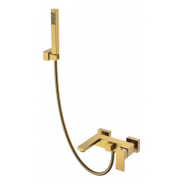 Смеситель для ванны с душем Qubic Bronze