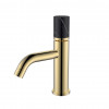 Смеситель STICK для умыв.низ.GOLD MRAMOR BLACK_Комплект