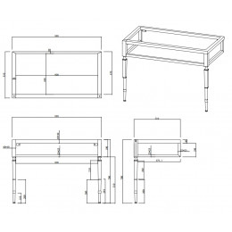 Консоль VOGUE 100 Хром