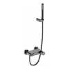 Смеситель STICK для ванны Gun Metall c ручкой DIAMOND