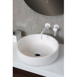 Раковина LV204 Corian white 41,5*14см