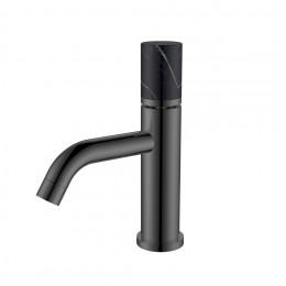 Смеситель STICK для умыв. низ. SHINE GUN METAL MRAMOR BLACK_Комплект