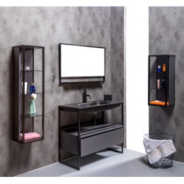 Ящик под консоль LOFT 100 Антрацит, 1 полка