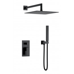 Смеситель встроенный для душа QUBIC Matt Black