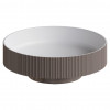 Раковина накладная рифленая Corian 400*130 DELMAR