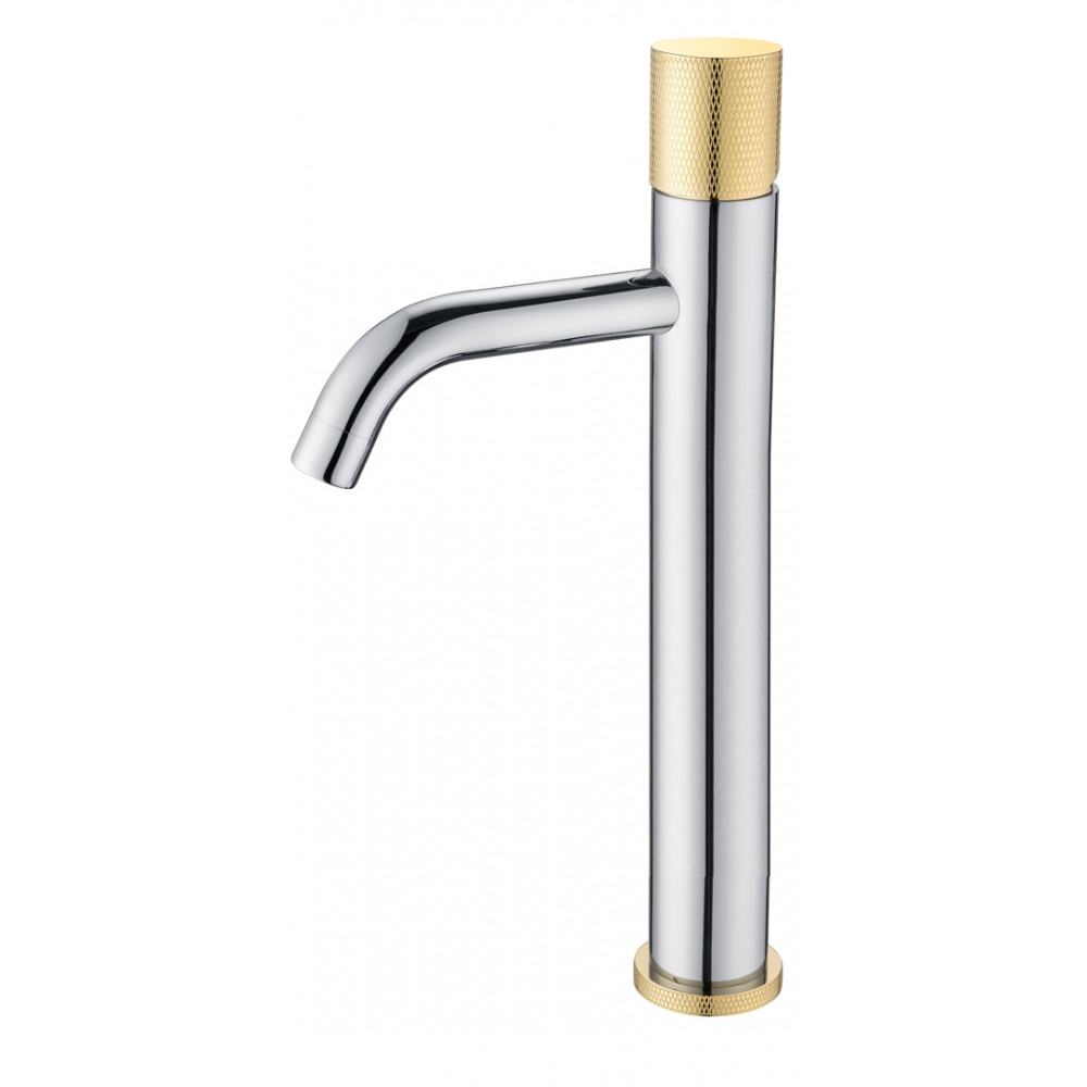 Смеситель STICK для умыв. выс. CHROME TOUCH GOLD_Комплект