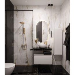 Столешница прямая FLAT NERO MARQUINA 810*460*70