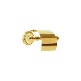 Держатель для туалетной бумаги с крышкой HERMITAGE GOLD