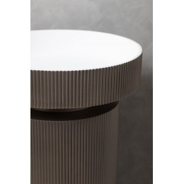 Раковина накладная рифленая Corian 400*130 DELMAR