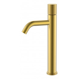 Смеситель STICK для умыв. выс. Mat Gold с ручкой TOUCH