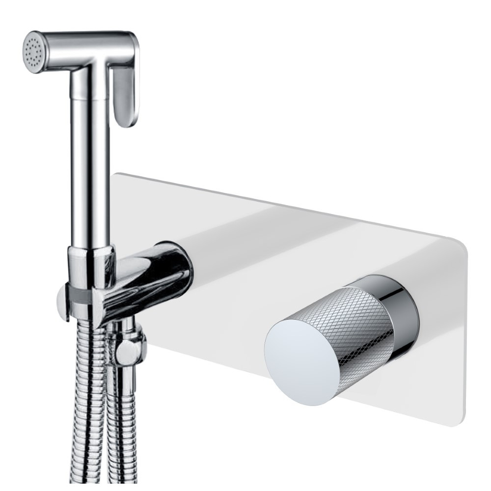 Смеситель гигиенический STICK WHITE TOUCH CHROME