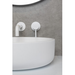 Раковина LV204 Corian white 41,5*14см