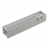 Полка настенная 60см Nickel brushed + 2 крючка