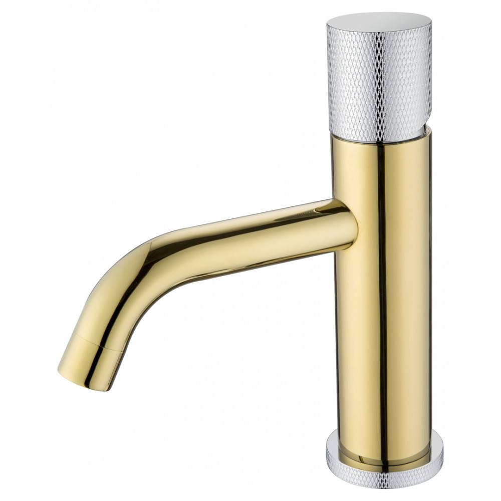 Смеситель STICK для умыв. низ. GOLD TOUCH CHROME_Комплект