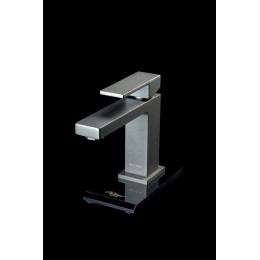 Cмеситель для умывальника Qubic Matt Gun Metal