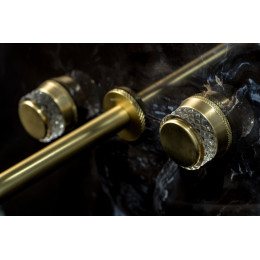 Смеситель из стены AURA на 3 отв. MAT GOLD