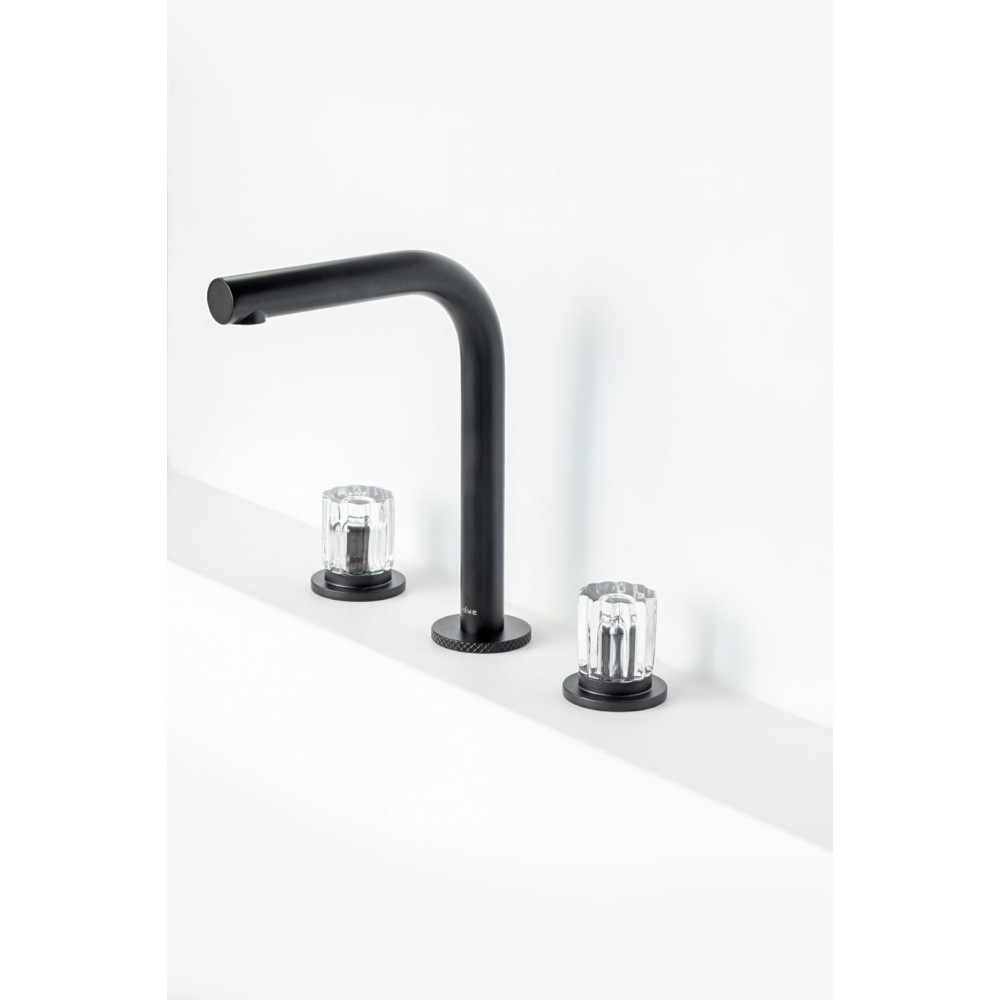 Смеситель на столешницу ELEGANTE на 3 отв. BLACK