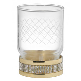 Настольный стакан ROYALE CRISTAL GOLD