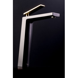 Гигиеническая лейка со смесителем VENTURO черный + хром