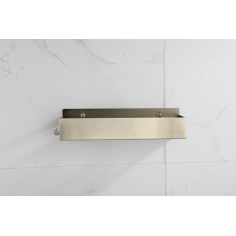 Полка подвесная + 2 крючка BRONZE