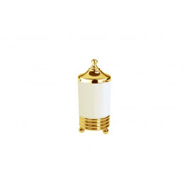 Настольный стакан для ватных дисков HERMITAGE GOLD