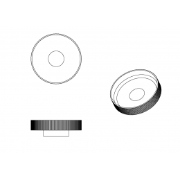 Раковина накладная рифленая Corian 400*130 ANTRACIT