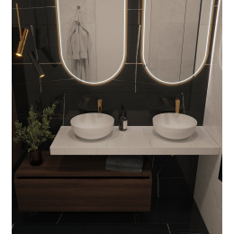 Столешница прямая FLAT CALACATTA 1410*460*70