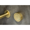 Смеситель автоматический для раковины из стены на 2 отв. TECH Matt Gold