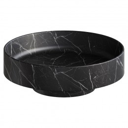 Раковина накладная Corian 400*130 Nero Marquina