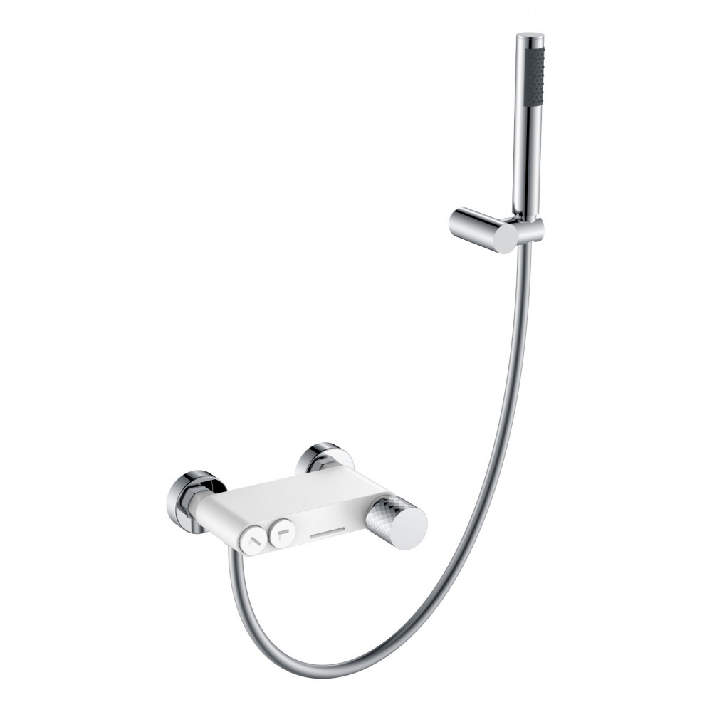 Смеситель STICK для ванны WHITE DIAMOND CHROME