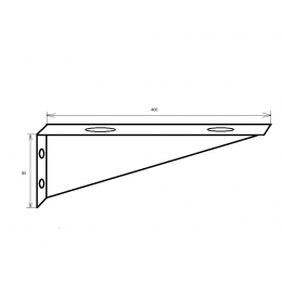 Крепежный набор для прямых столешниц FLAT