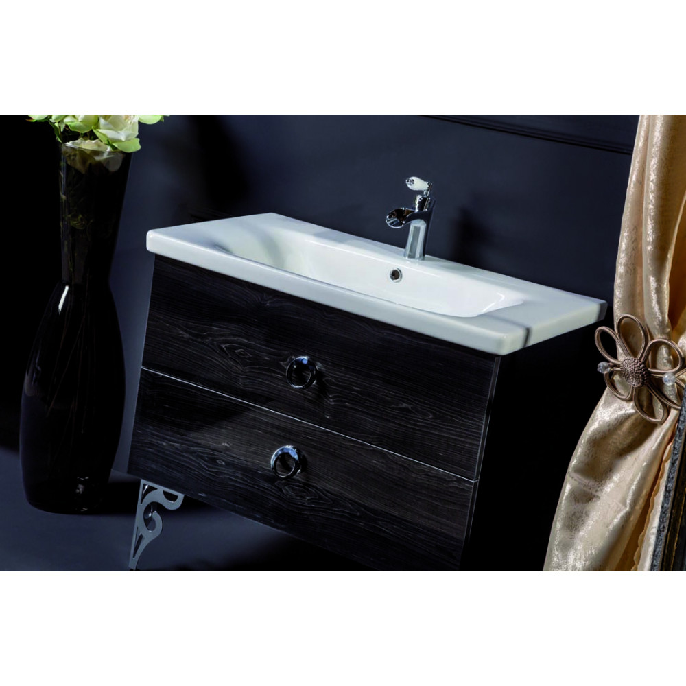 Тумба NeoArt 80см*48 (52) BLACK WOOD