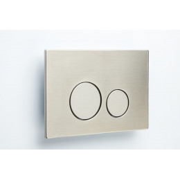 Кнопка для инсталляции, нержавеющая сталь, ультраплоская, NIKEL BRUSH GEBERIT, 300-серия