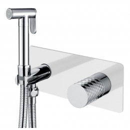 Смеситель гигиенический STICK WHITE DIAMOND CHROME